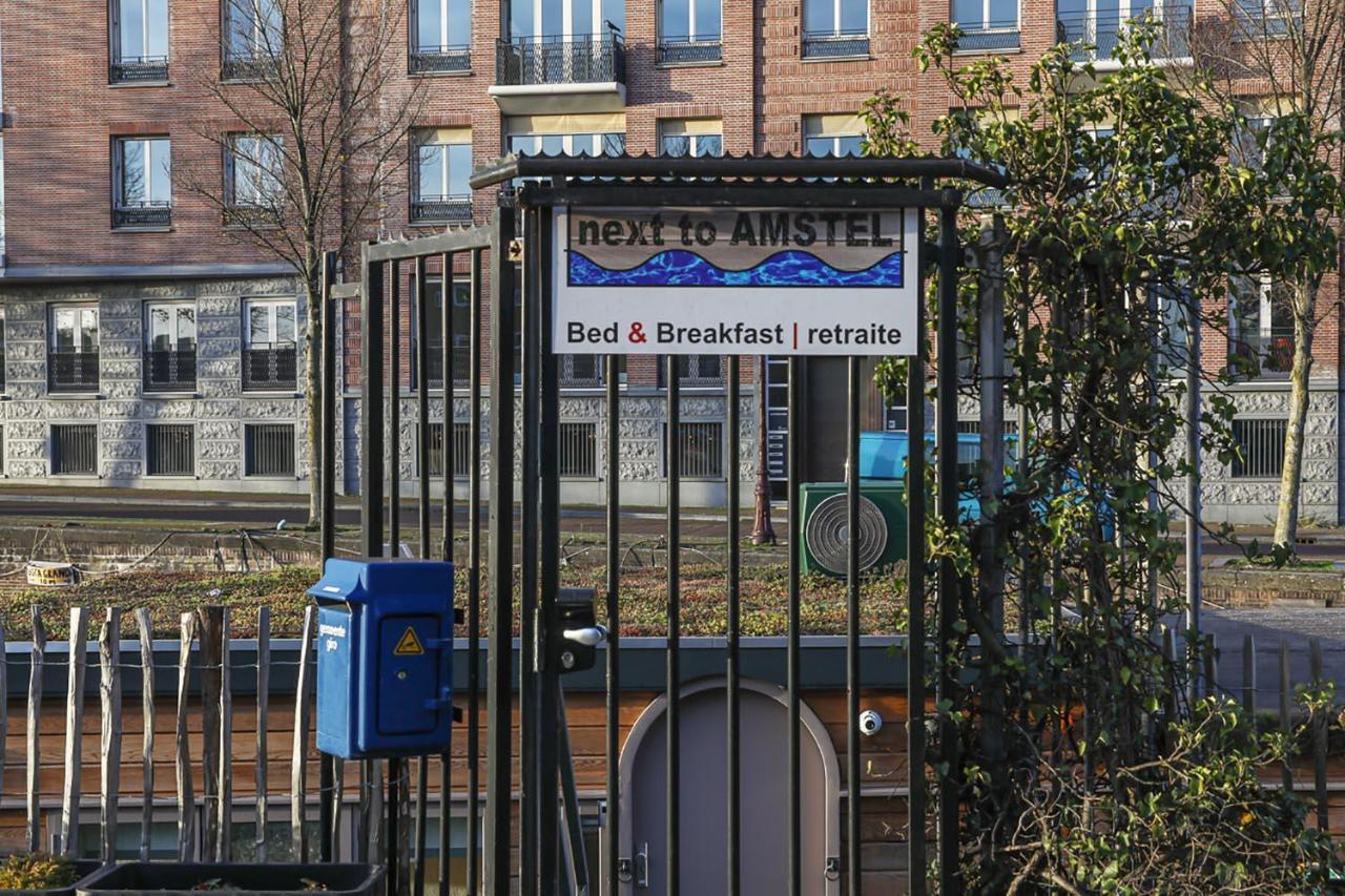 Houseboat Next To Amstel Bed & Breakfast Amsterdam Ngoại thất bức ảnh